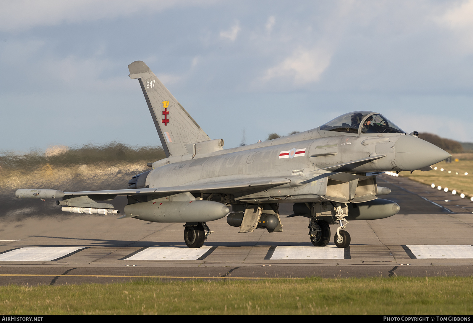 Aircraft Photo of ZJ947 | Eurofighter EF-2000 Typhoon FGR4 | UK - Air Force | AirHistory.net #287446