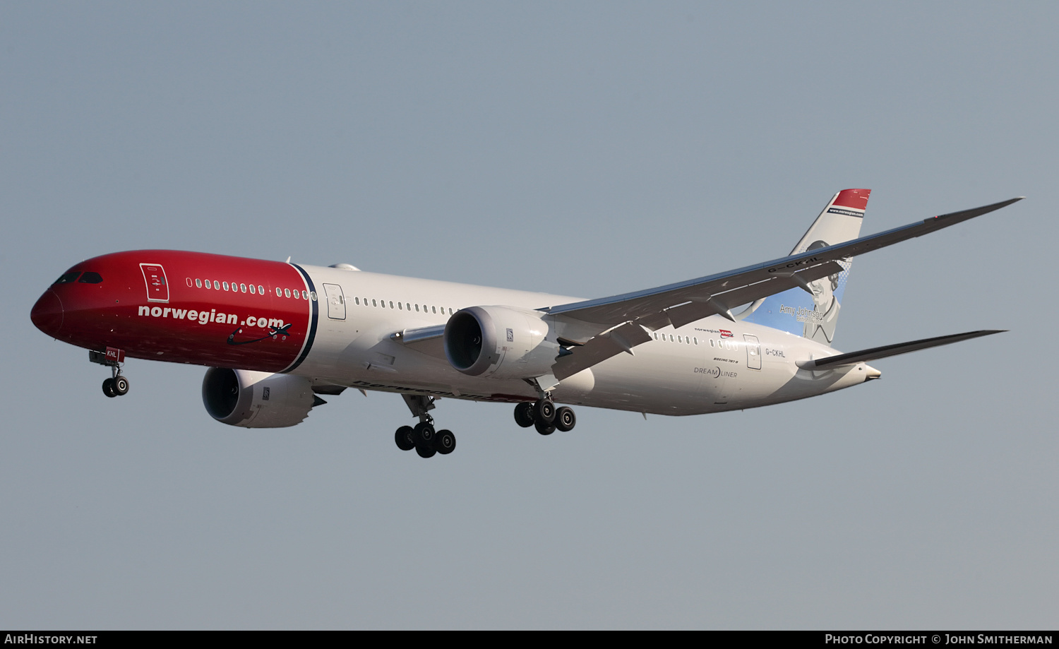 Aircraft Photo of G-CKHL | Boeing 787-9 Dreamliner | Norwegian | AirHistory.net #287487