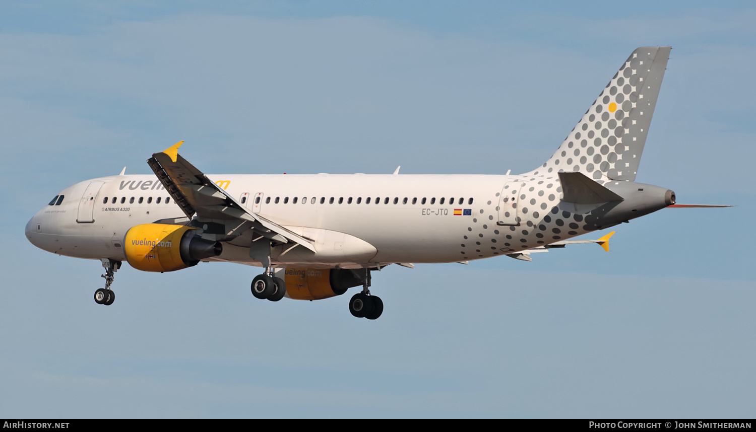 Aircraft Photo of EC-JTQ | Airbus A320-214 | Vueling Airlines | AirHistory.net #287497