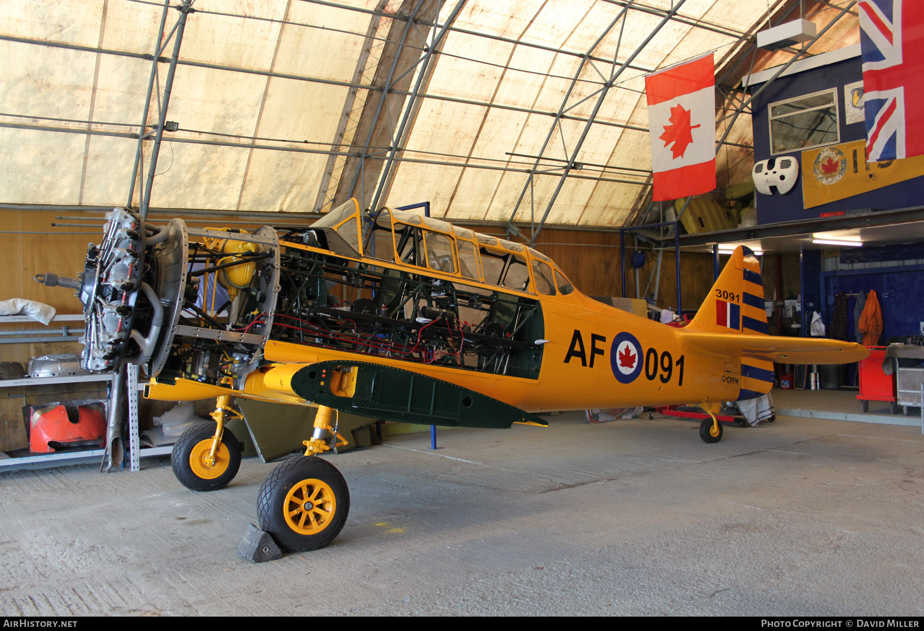 Aircraft Photo of G-CPPM / 3091 | North American AT-16 Harvard II | Canada - Air Force | AirHistory.net #287514