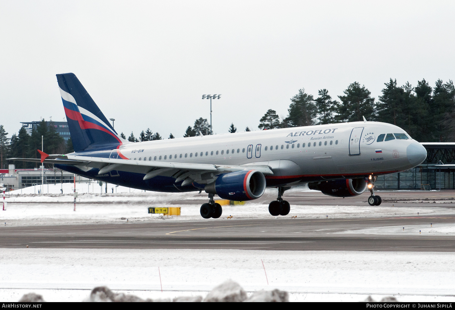 Aircraft Photo of VQ-BIW | Airbus A320-214 | Aeroflot - Russian Airlines | AirHistory.net #287517