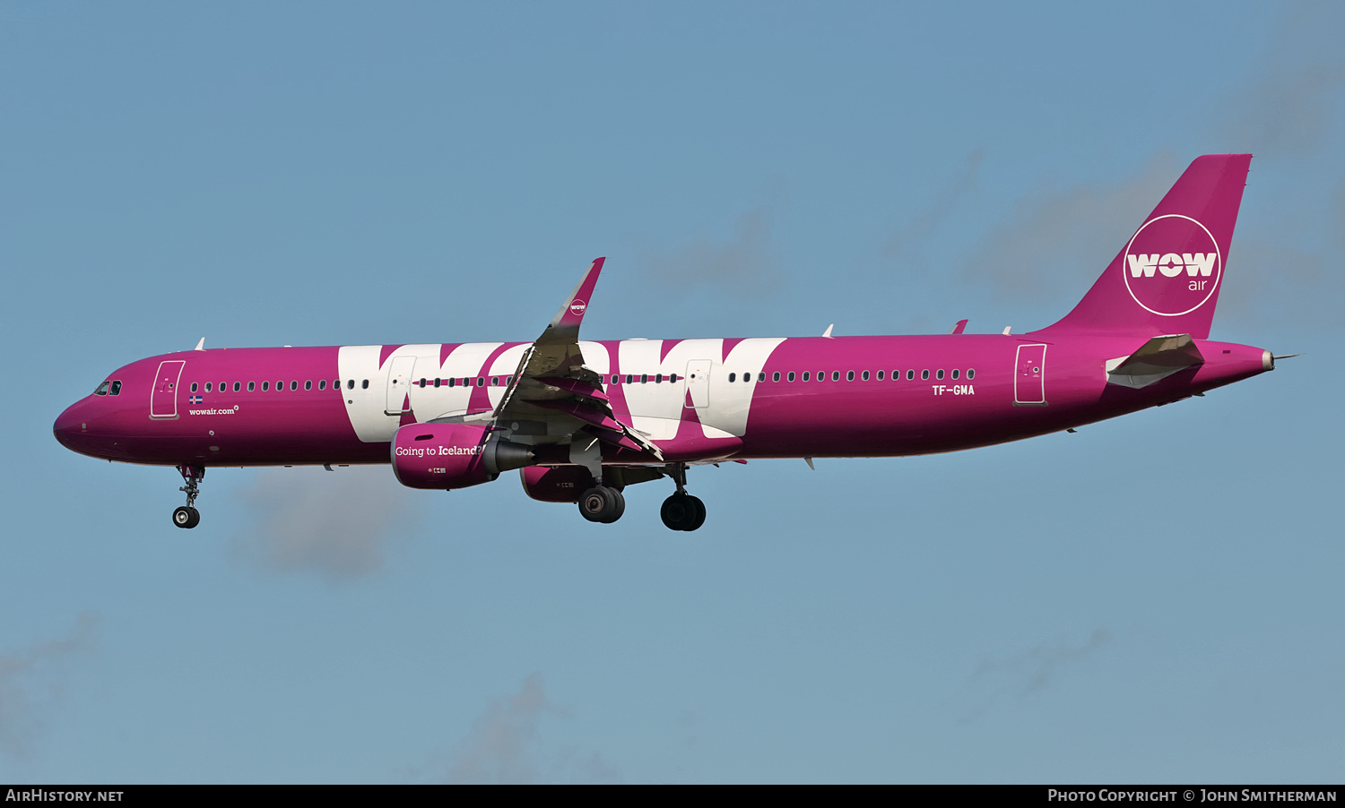 Aircraft Photo of TF-GMA | Airbus A321-211 | WOW Air | AirHistory.net #287525