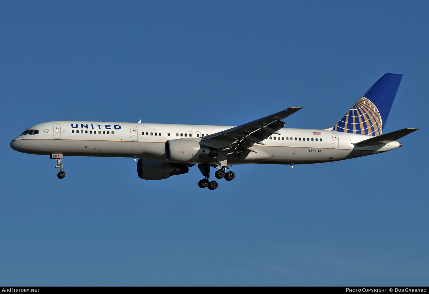 Aircraft Photo of N557UA | Boeing 757-222 | United Airlines | AirHistory.net #287526