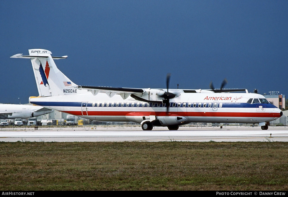 Aircraft Photo of N260AE | ATR ATR-72-202 | American Eagle | AirHistory.net #287539