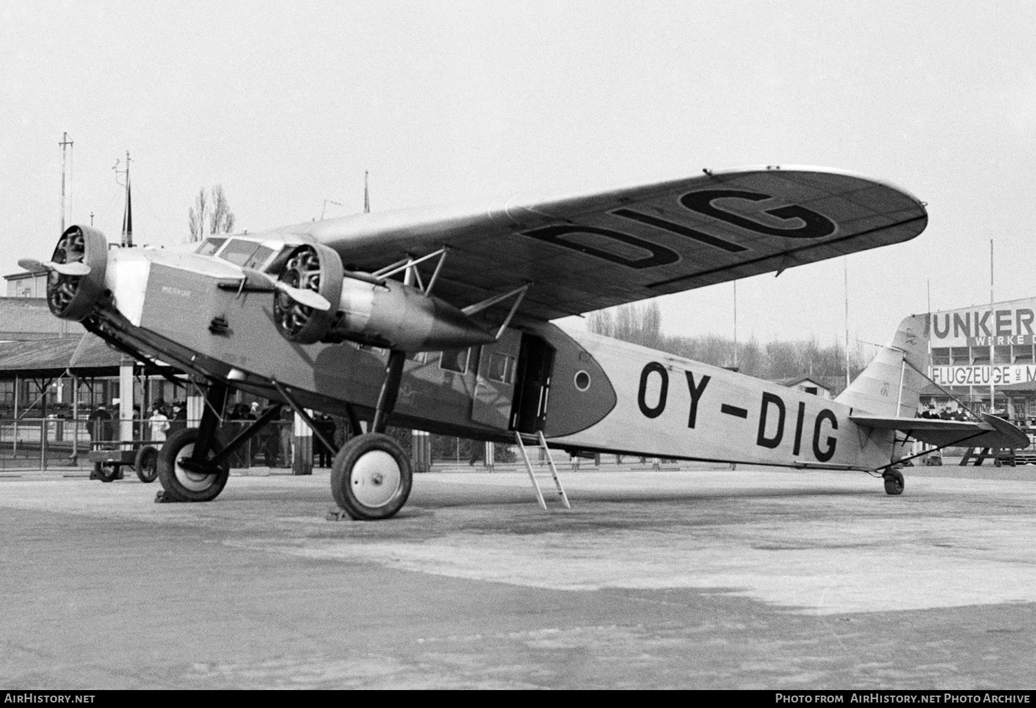 Aircraft Photo of OY-DIG | Fokker F.XII | Danish Air Lines - Det Danske Luftfartselskab - DDL | AirHistory.net #287577