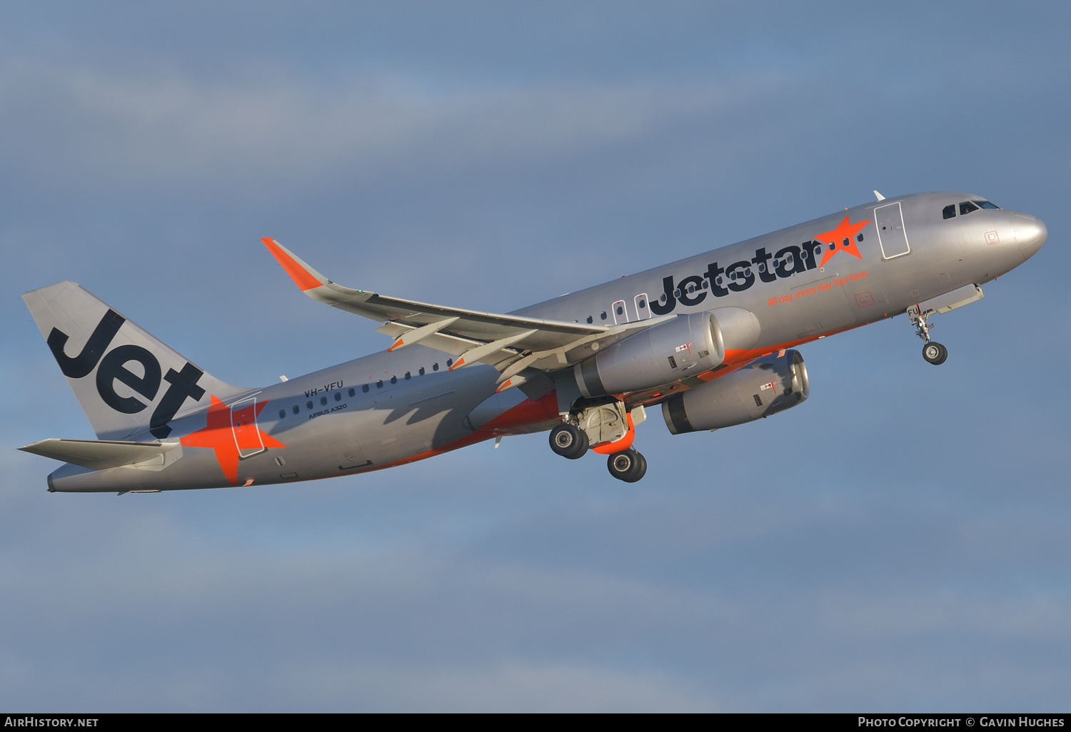 Aircraft Photo of VH-VFU | Airbus A320-232 | Jetstar Airways | AirHistory.net #287580