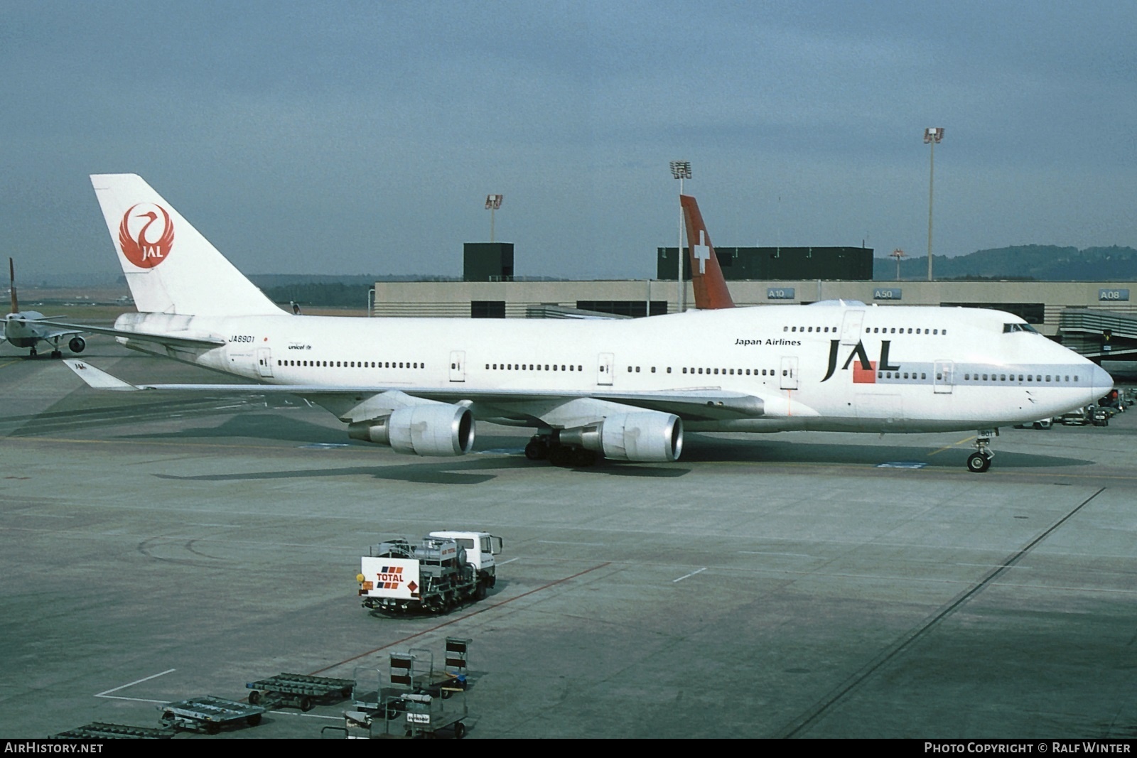 Aircraft Photo of JA8901 | Boeing 747-446 | Japan Airlines - JAL | AirHistory.net #287635