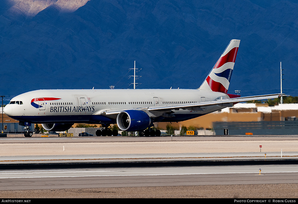 Aircraft Photo of G-VIIT | Boeing 777-236/ER | British Airways | AirHistory.net #287639