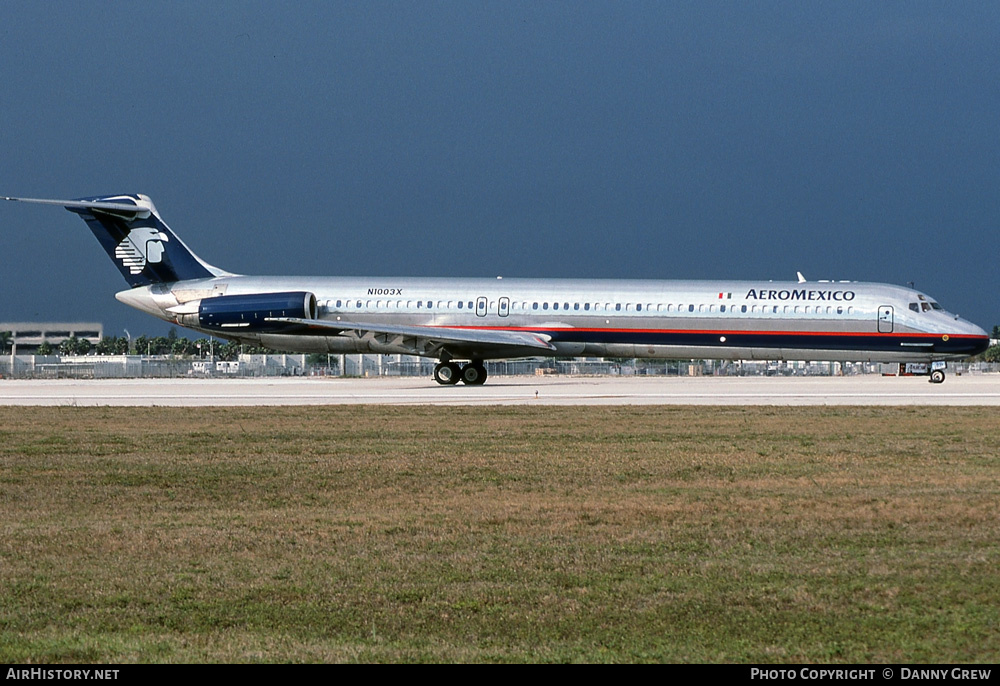 Aircraft Photo of N1003X | McDonnell Douglas MD-82 (DC-9-82) | AeroMéxico | AirHistory.net #287642