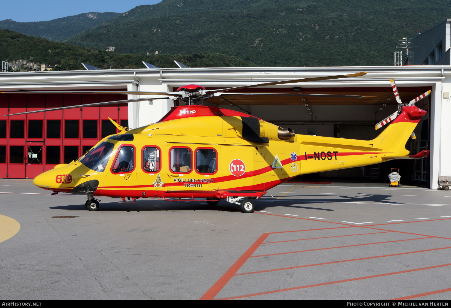 Aircraft Photo of I-NOST | AgustaWestland AW-139 | Vigili del Fuoco Trento | AirHistory.net #287643