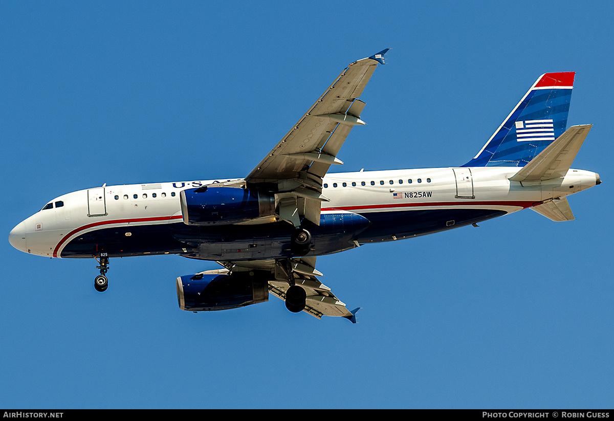 Aircraft Photo of N825AW | Airbus A319-132 | US Airways | AirHistory.net #287654