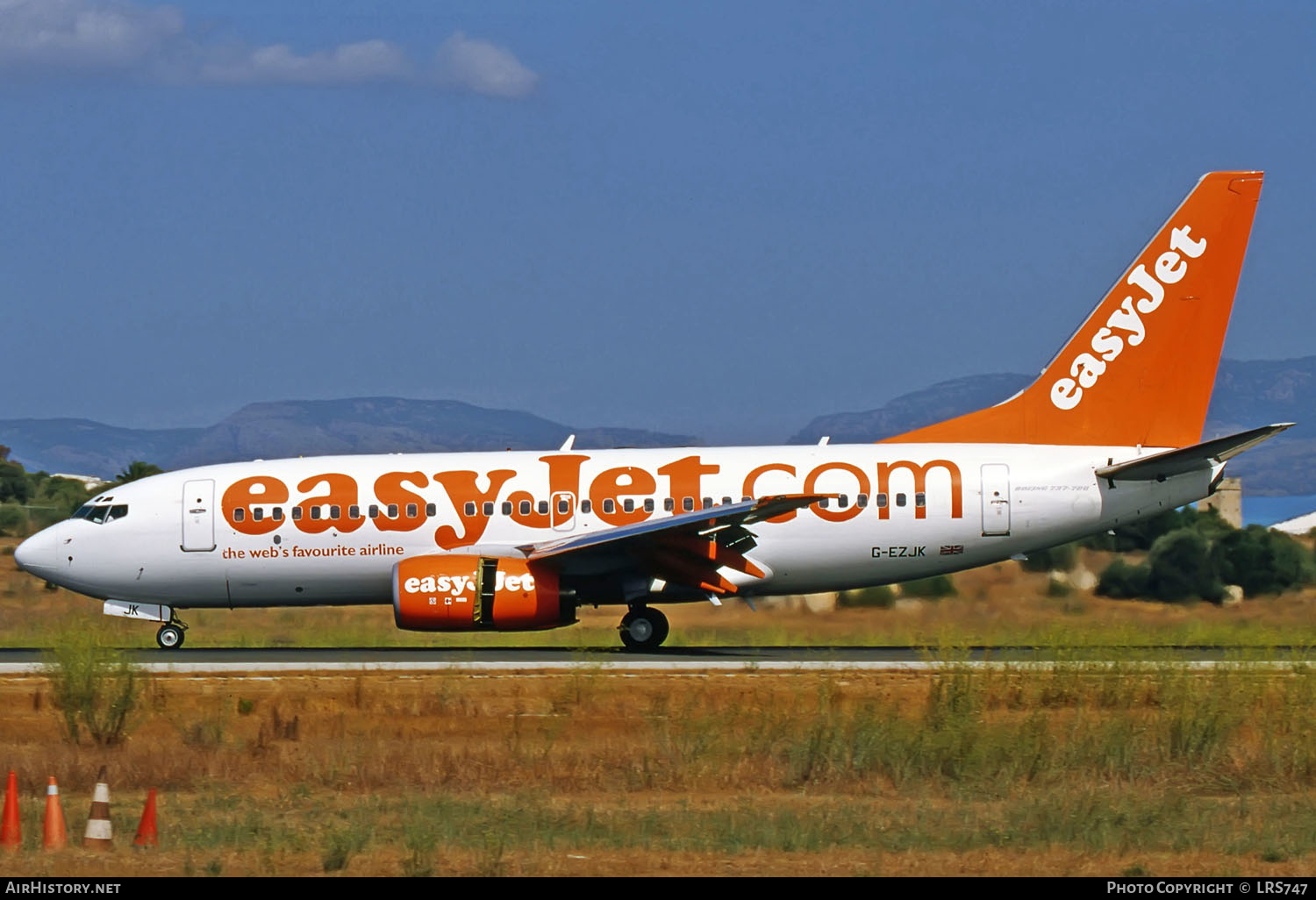 Aircraft Photo of G-EZJK | Boeing 737-73V | EasyJet | AirHistory.net #287664