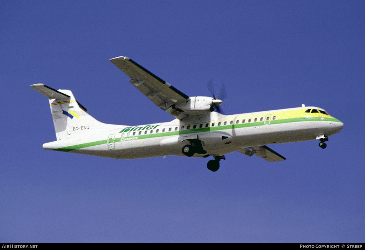Aircraft Photo of EC-EUJ | ATR ATR-72-202 | Binter Canarias | AirHistory.net #287665