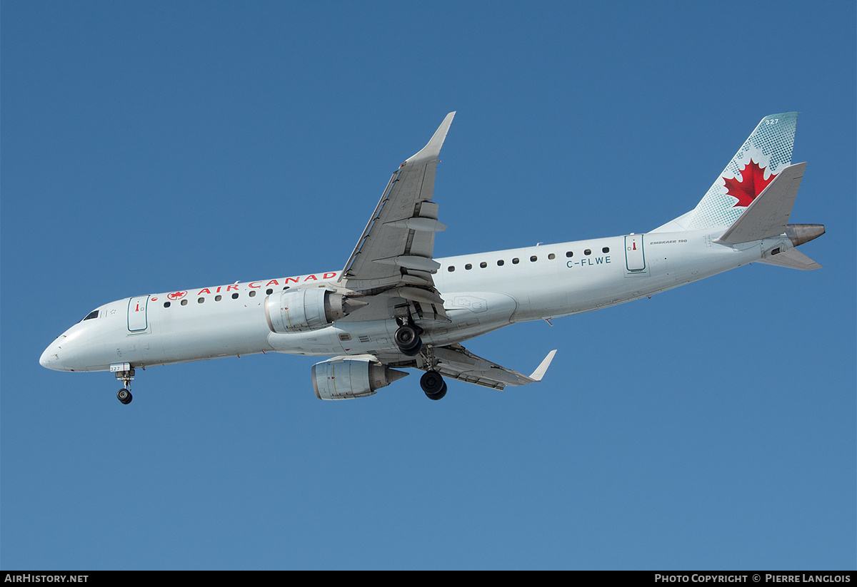 Aircraft Photo of C-FLWE | Embraer 190AR (ERJ-190-100IGW) | Air Canada | AirHistory.net #287673