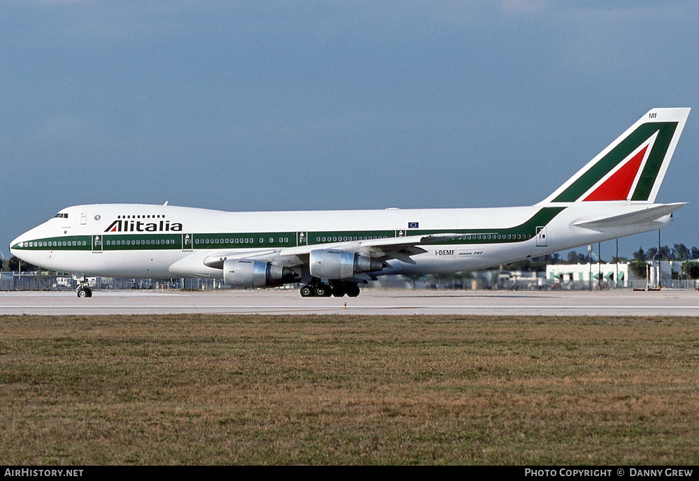 Aircraft Photo of I-DEMF | Boeing 747-243B | Alitalia | AirHistory.net #287678