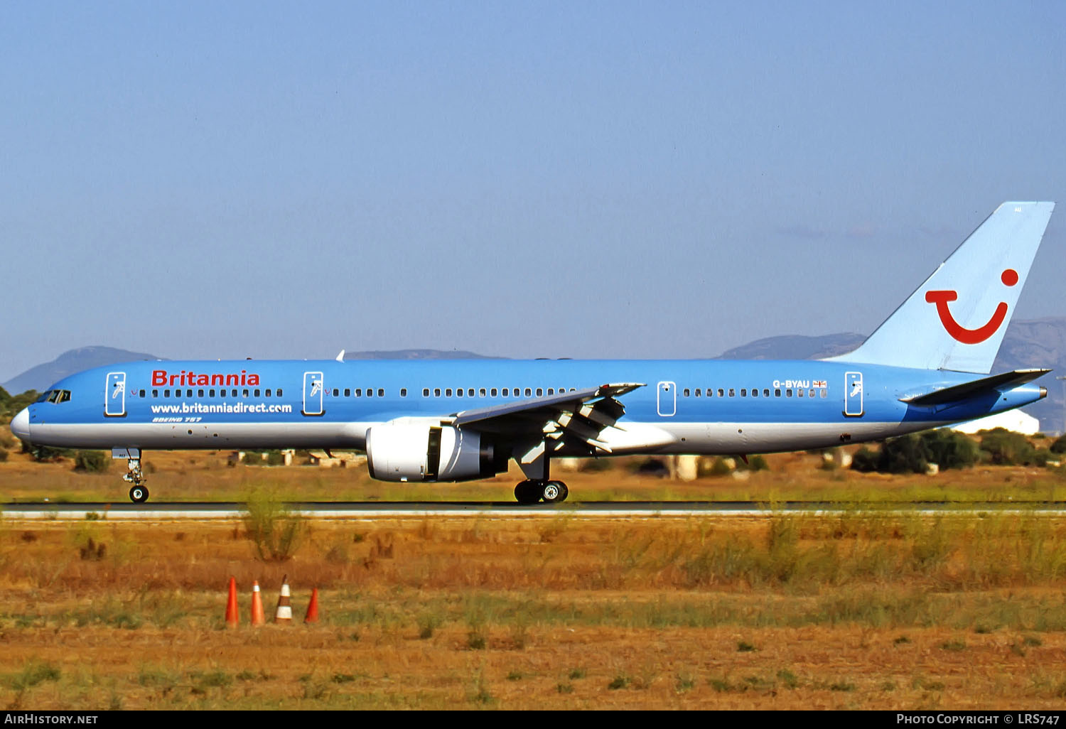 Aircraft Photo of G-BYAU | Boeing 757-204 | Britannia Airways | AirHistory.net #287686