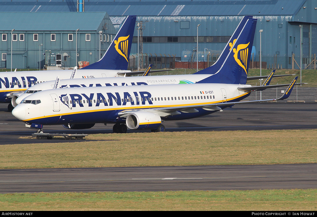 Aircraft Photo of EI-EST | Boeing 737-8AS | Ryanair | AirHistory.net #287691