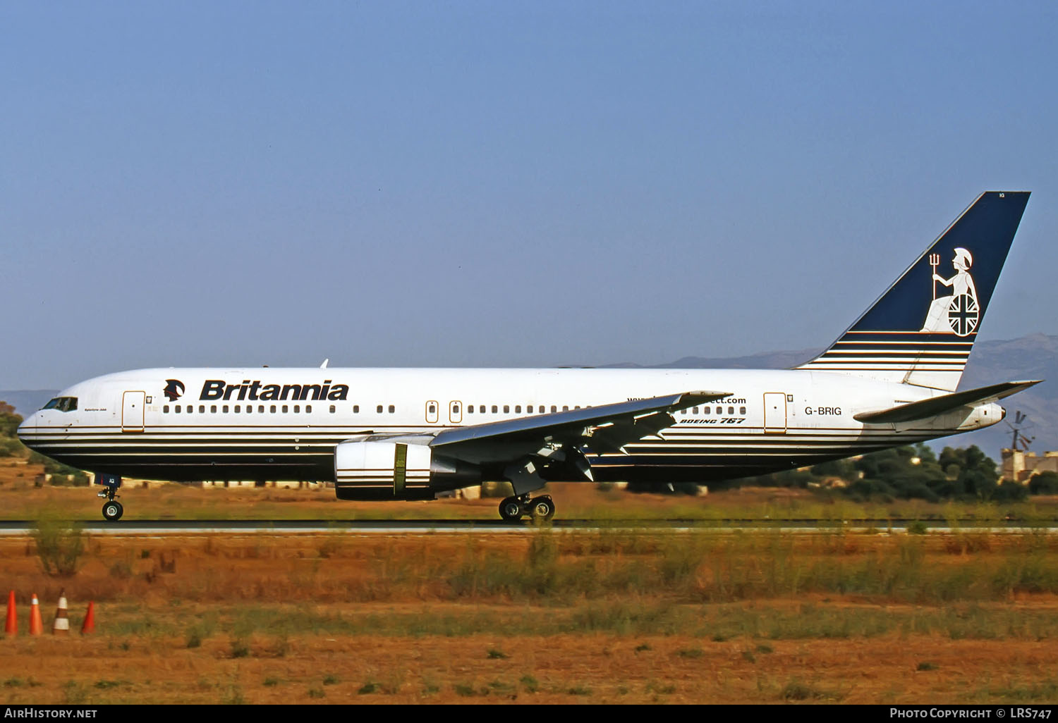 Aircraft Photo of G-BRIG | Boeing 767-204(ER) | Britannia Airways | AirHistory.net #287712