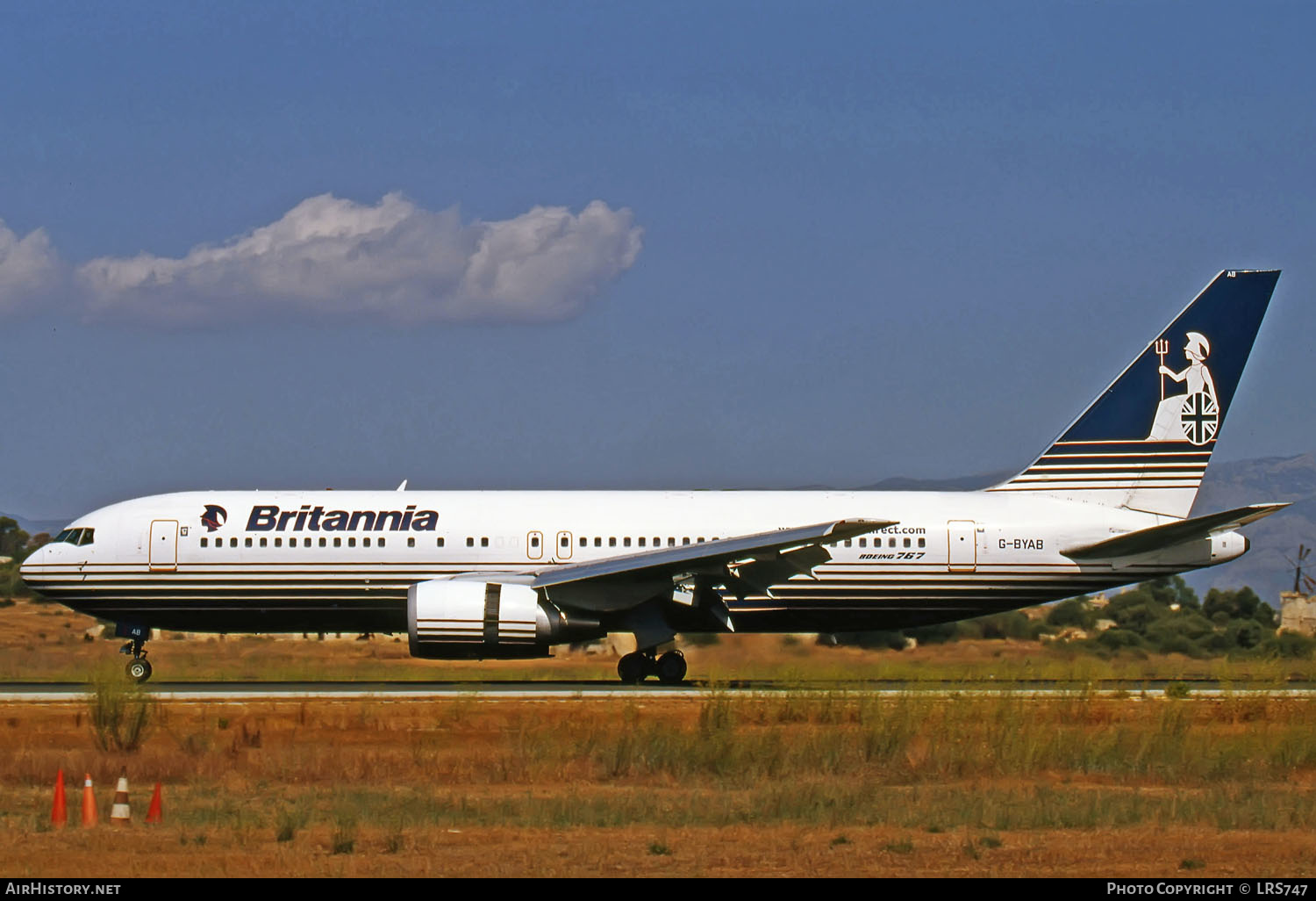 Aircraft Photo of G-BYAB | Boeing 767-204/ER | Britannia Airways | AirHistory.net #287738