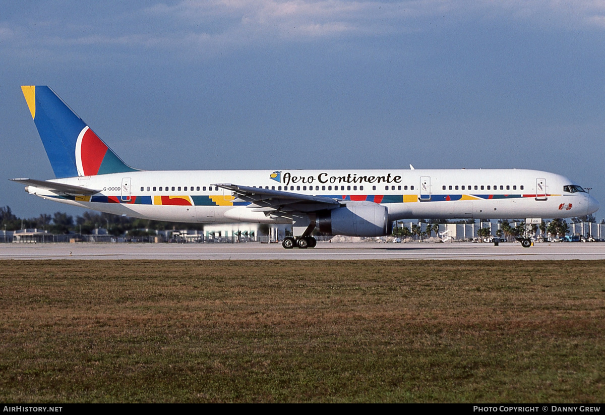 Aircraft Photo of G-OOOD | Boeing 757-28A | Aero Continente | AirHistory.net #287740