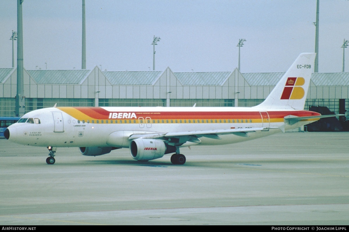 Aircraft Photo of EC-FDB | Airbus A320-211 | Iberia | AirHistory.net #287751