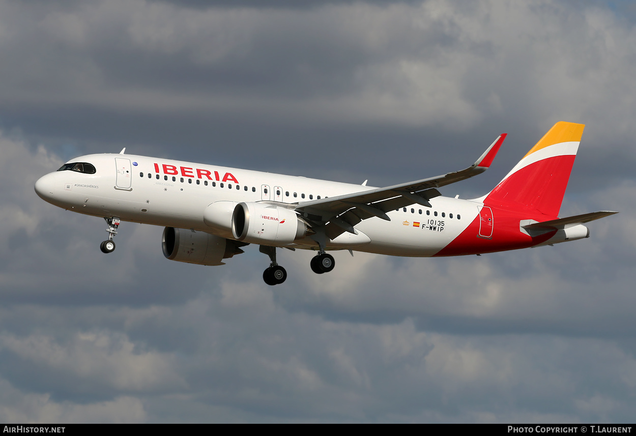 Aircraft Photo of F-WWIP | Airbus A320-251N | Iberia | AirHistory.net #287753