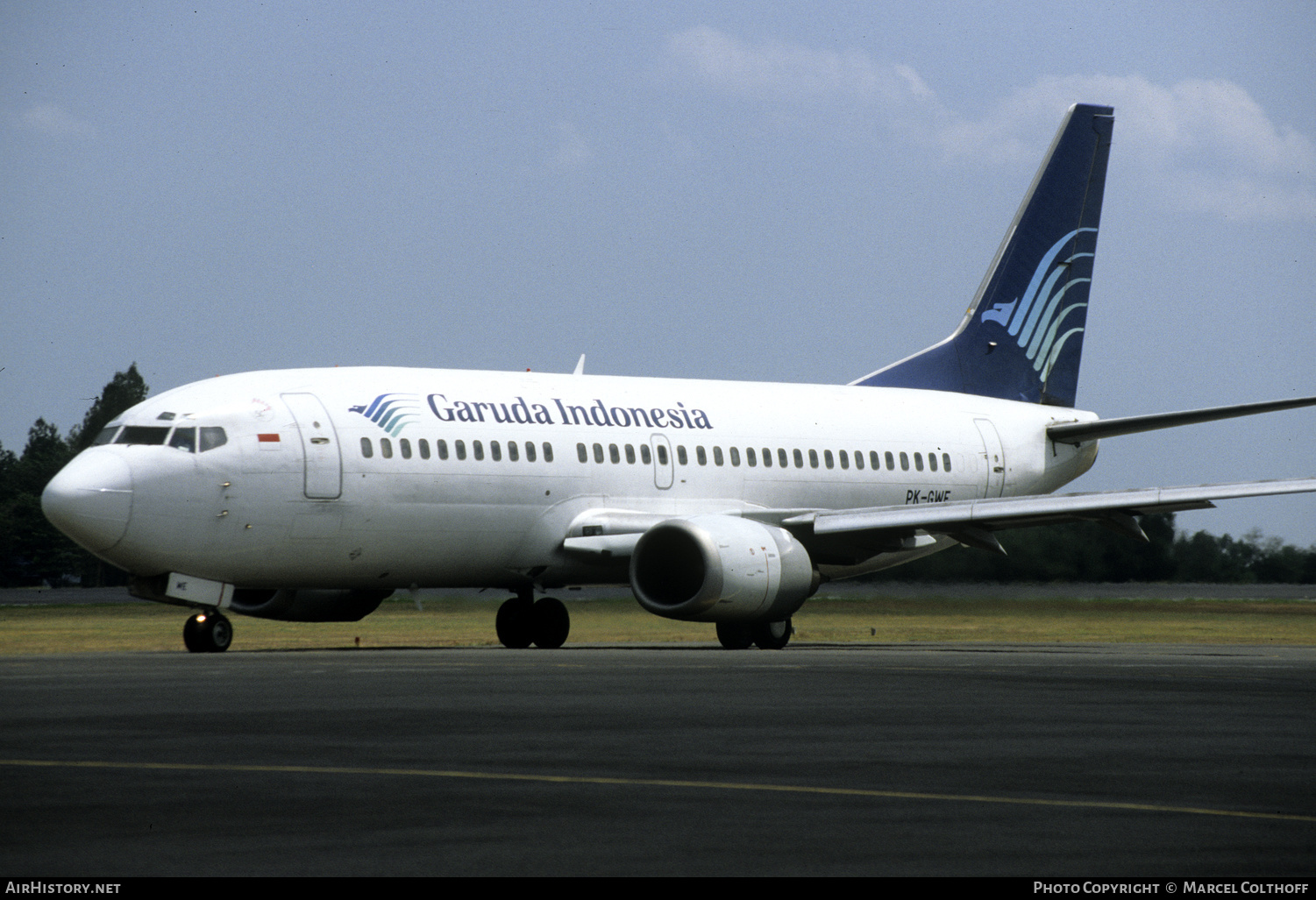 Aircraft Photo of PK-GWE | Boeing 737-3Q8 | Garuda Indonesia | AirHistory.net #287762