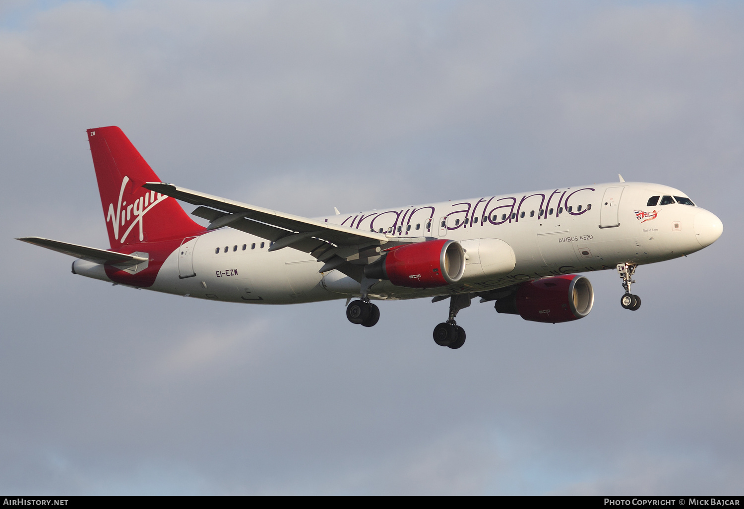 Aircraft Photo of EI-EZW | Airbus A320-214 | Virgin Atlantic Airways | AirHistory.net #287766