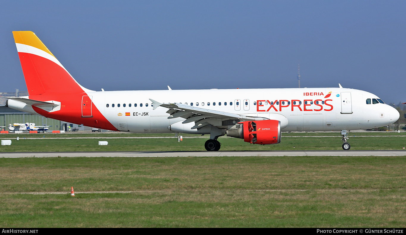 Aircraft Photo of EC-JSK | Airbus A320-214 | Iberia Express | AirHistory.net #287773