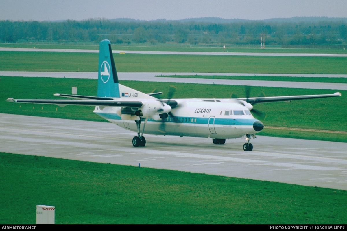 Aircraft Photo of LX-LGD | Fokker 50 | Luxair | AirHistory.net #287787