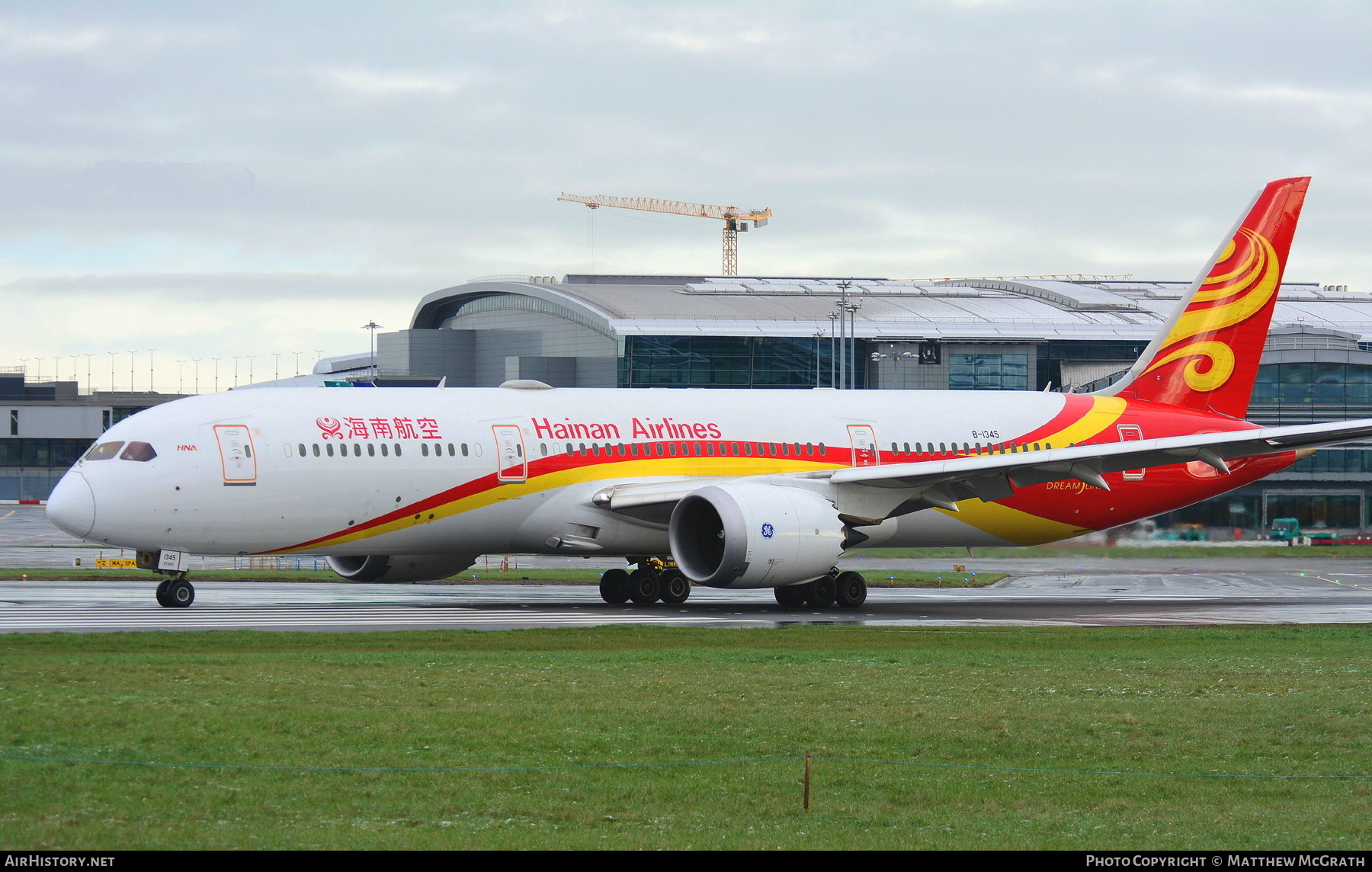 Aircraft Photo of B-1345 | Boeing 787-9 Dreamliner | Hainan Airlines | AirHistory.net #287824