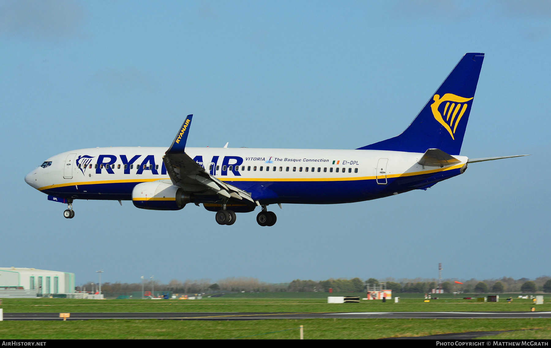 Aircraft Photo of EI-DPL | Boeing 737-8AS | Ryanair | AirHistory.net #287826