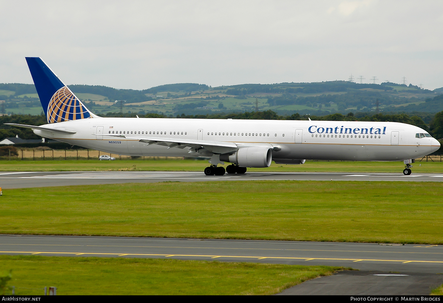 Aircraft Photo of N69059 | Boeing 767-424/ER | Continental Airlines | AirHistory.net #287842