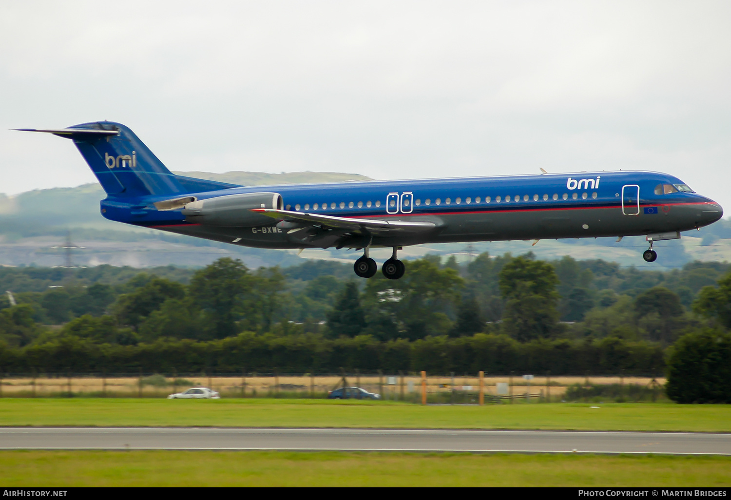 Aircraft Photo of G-BXWE | Fokker 100 (F28-0100) | BMI - British Midland International | AirHistory.net #287848