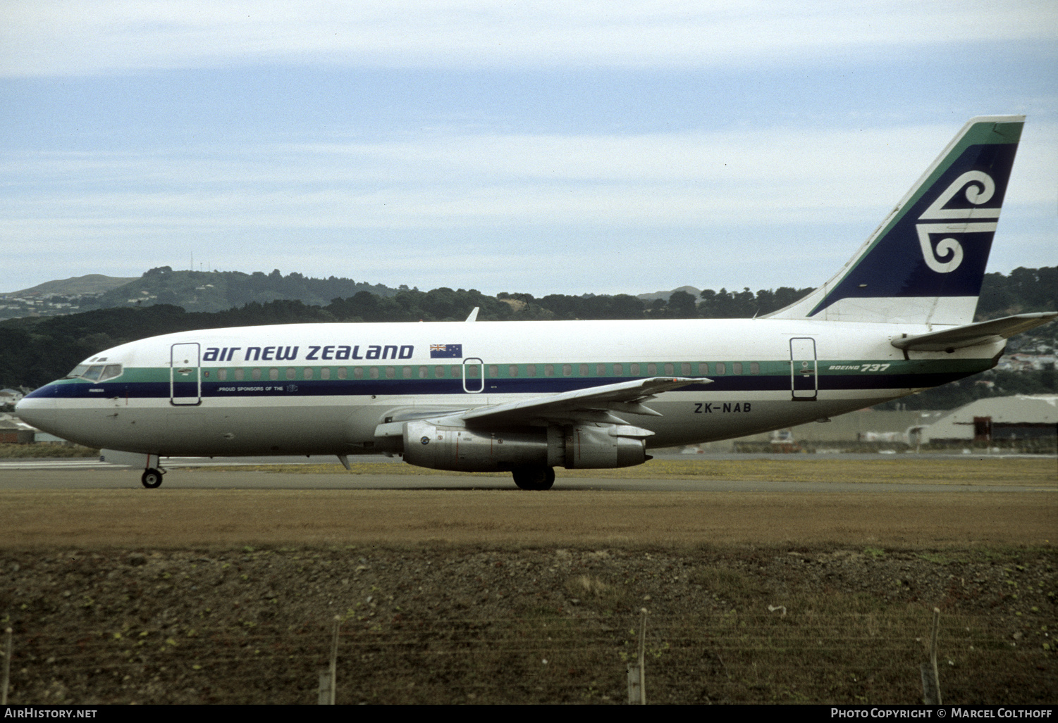 Aircraft Photo of ZK-NAB | Boeing 737-204/Adv | Air New Zealand | AirHistory.net #287906