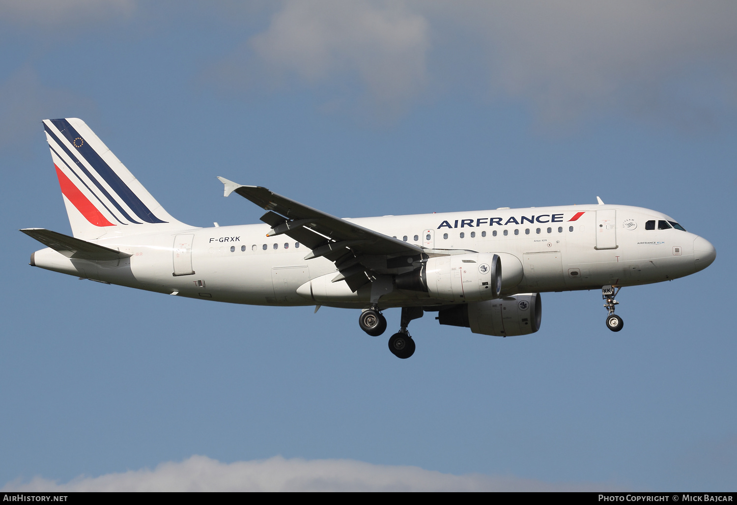 Aircraft Photo of F-GRXK | Airbus A319-111LR | Air France | AirHistory.net #287953