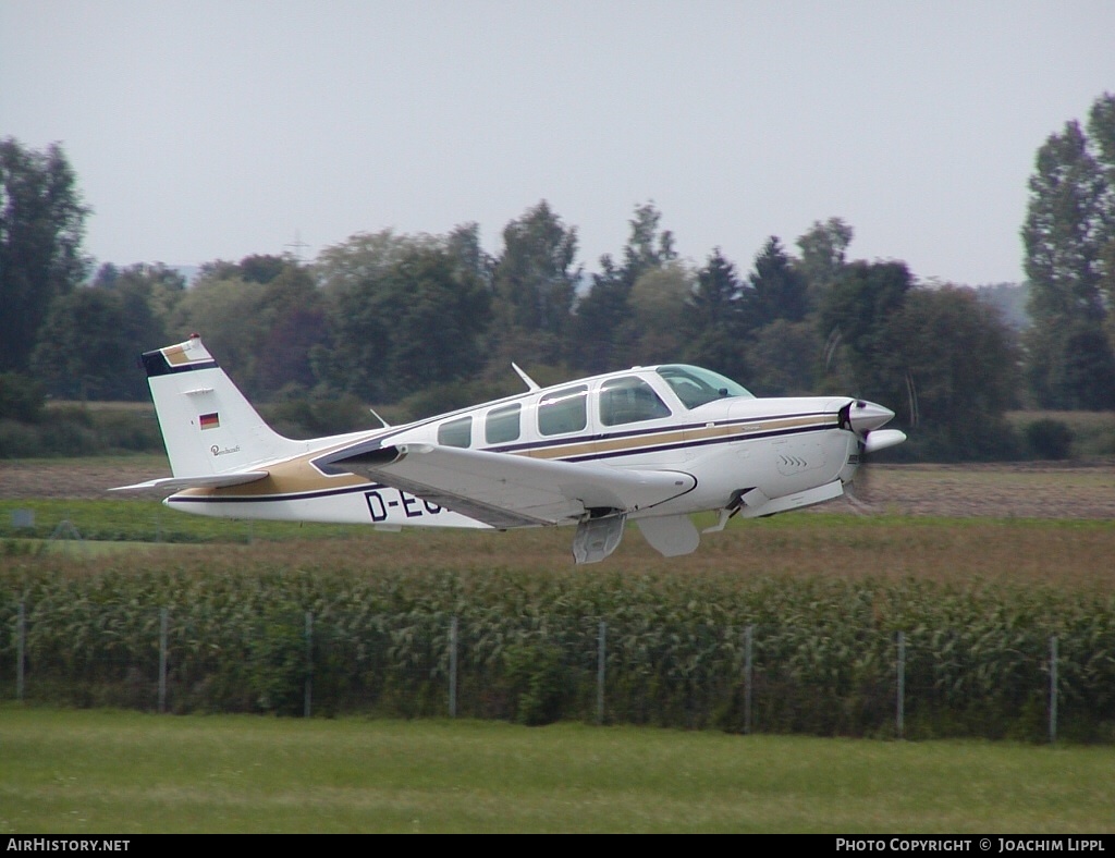 Aircraft Photo of D-ECBL | Beech A36 Bonanza 36 | AirHistory.net #287982