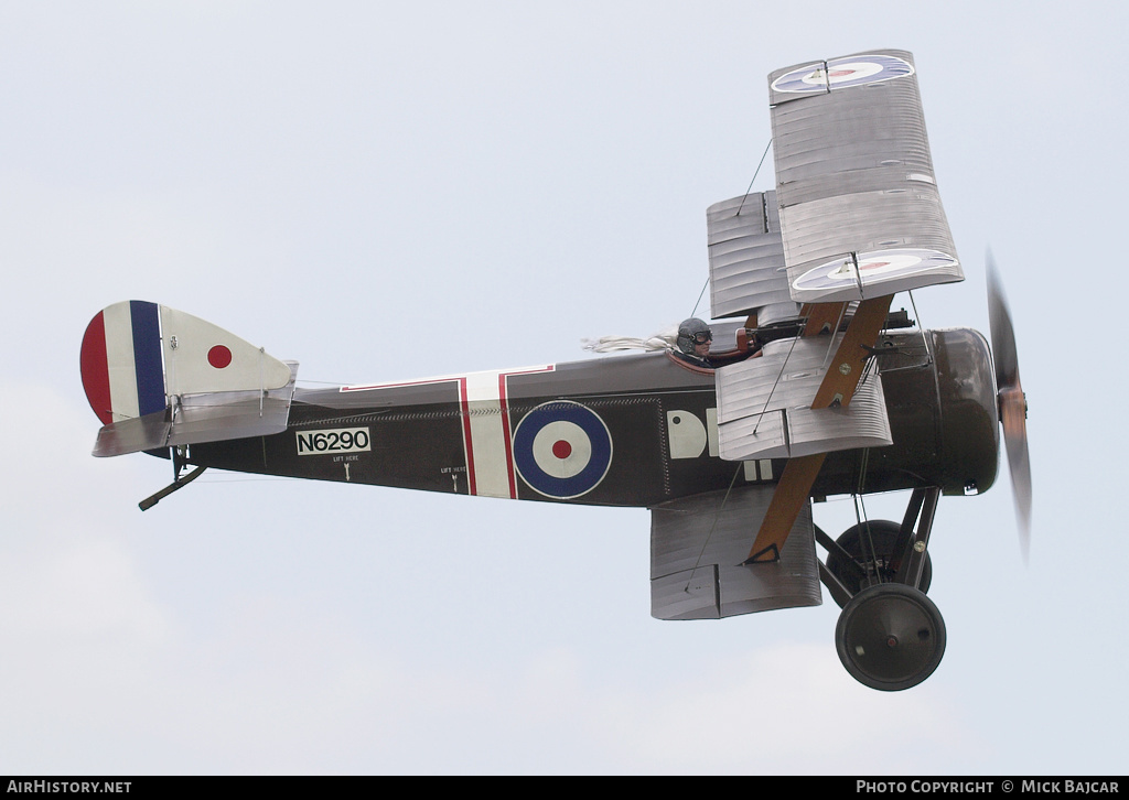 Aircraft Photo of G-BOCK / N6290 | Sopwith Triplane (replica) | UK - Air Force | AirHistory.net #288008