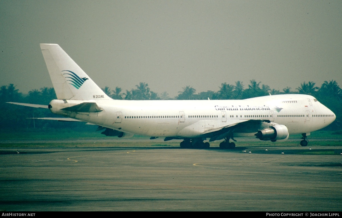 Aircraft Photo of N202AE | Boeing 747-2B4BM | Garuda Indonesia | AirHistory.net #288009