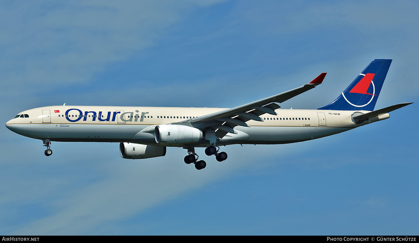 Aircraft Photo of TC-OCB | Airbus A330-342 | Onur Air | AirHistory.net #288049