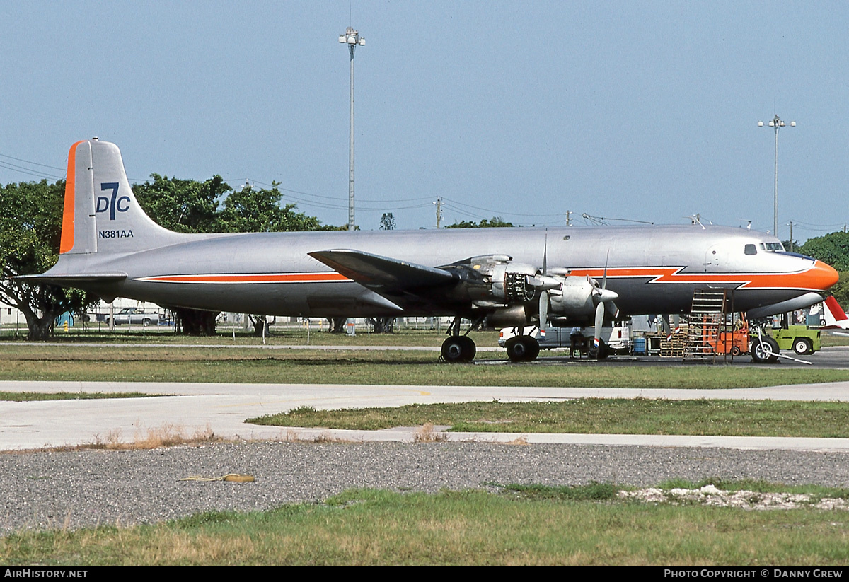 Aircraft Photo of N381AA | Douglas DC-7B(F) | AirHistory.net #288056