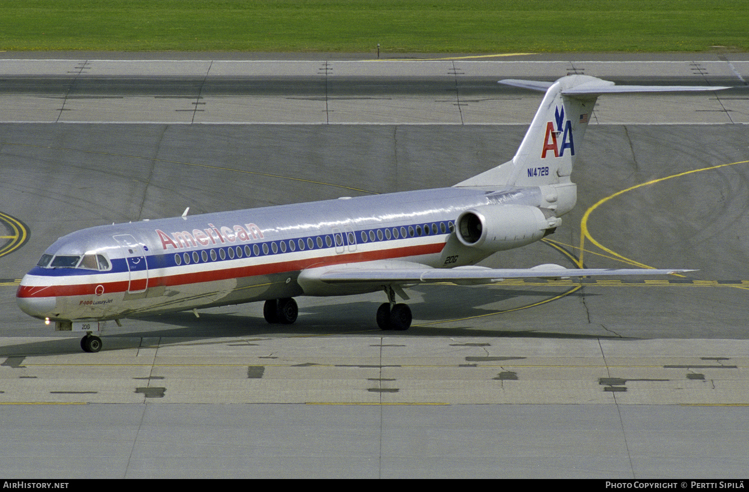 Aircraft Photo of N1472B | Fokker 100 (F28-0100) | American Airlines | AirHistory.net #288060