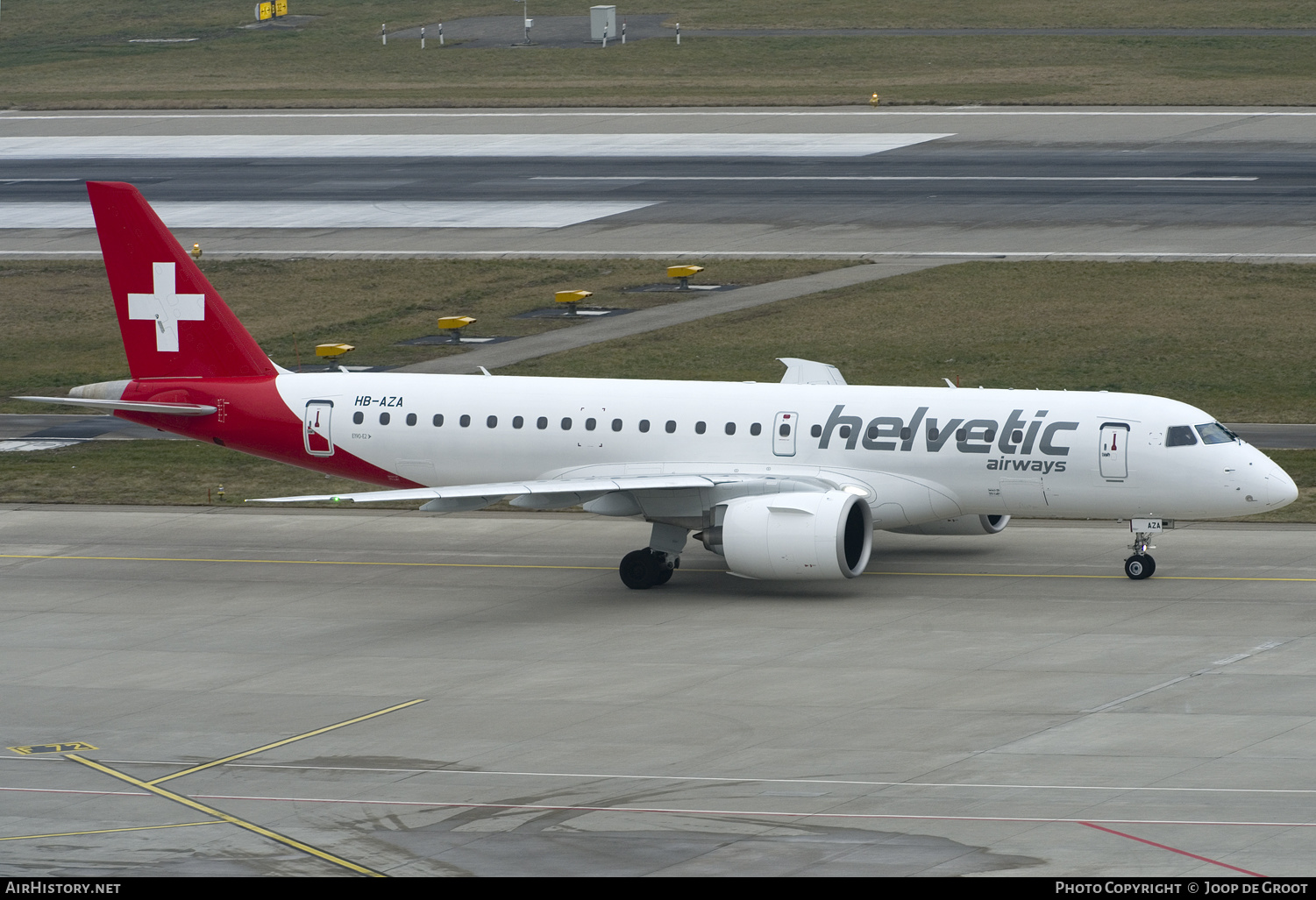 Aircraft Photo of HB-AZA | Embraer 190-E2 (ERJ-190-300) | Helvetic Airways | AirHistory.net #288115