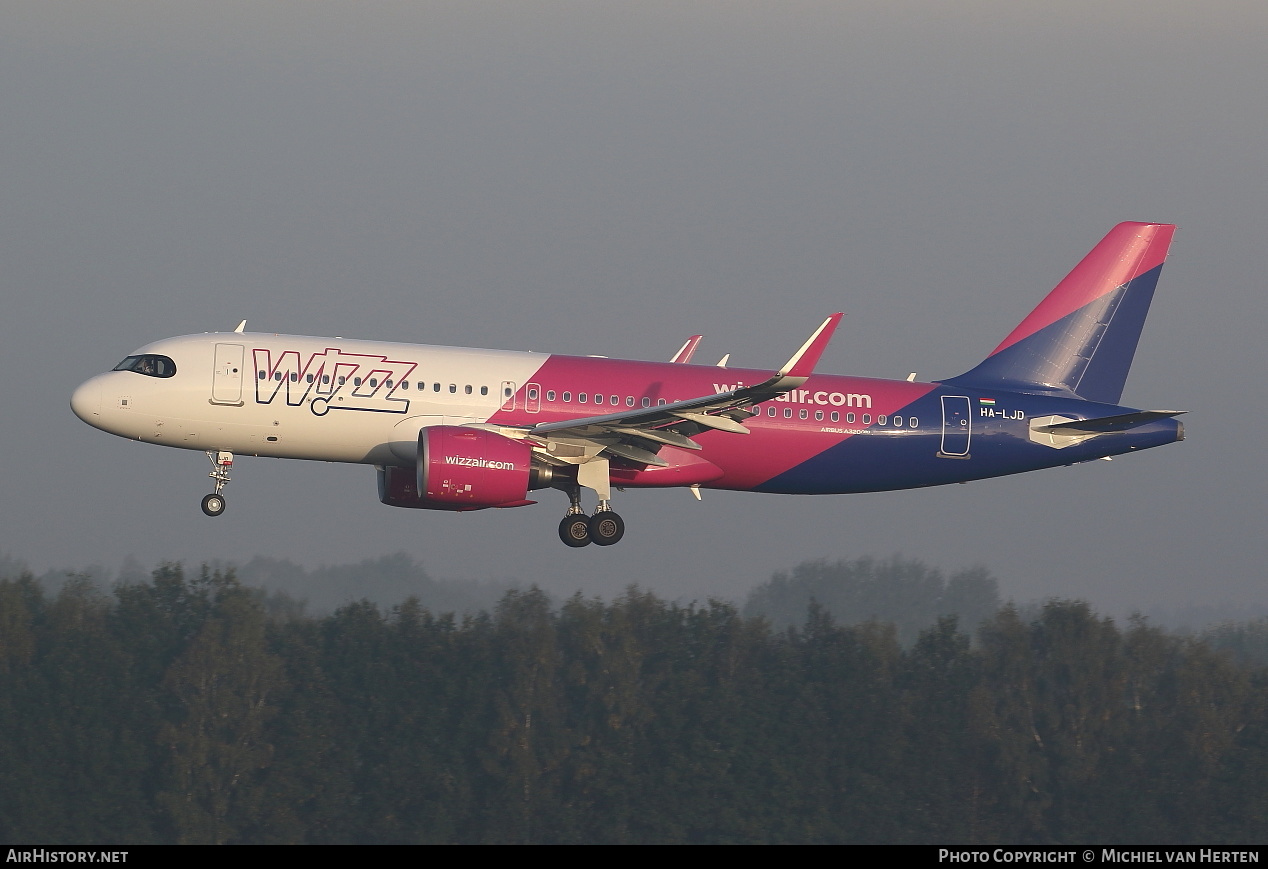 Aircraft Photo of HA-LJD | Airbus A320-271N | Wizz Air | AirHistory.net #288131