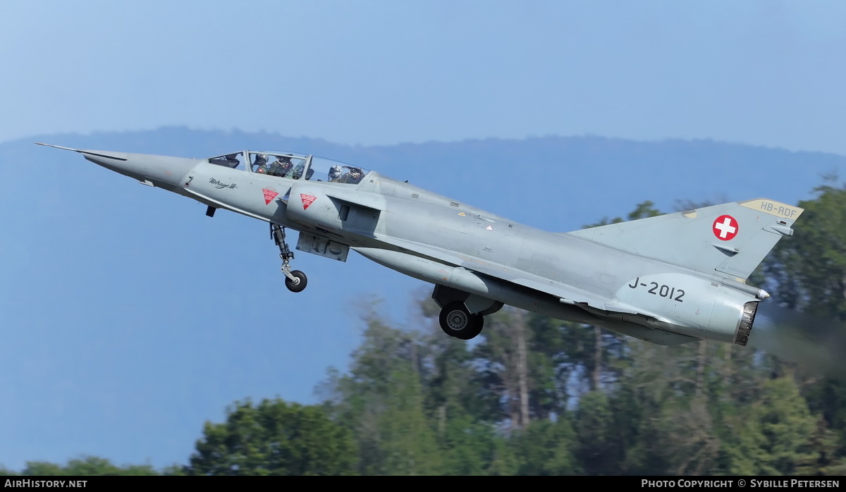 Aircraft Photo of HB-RDF / J-2012 | Dassault Mirage IIIDS | Switzerland - Air Force | AirHistory.net #288135