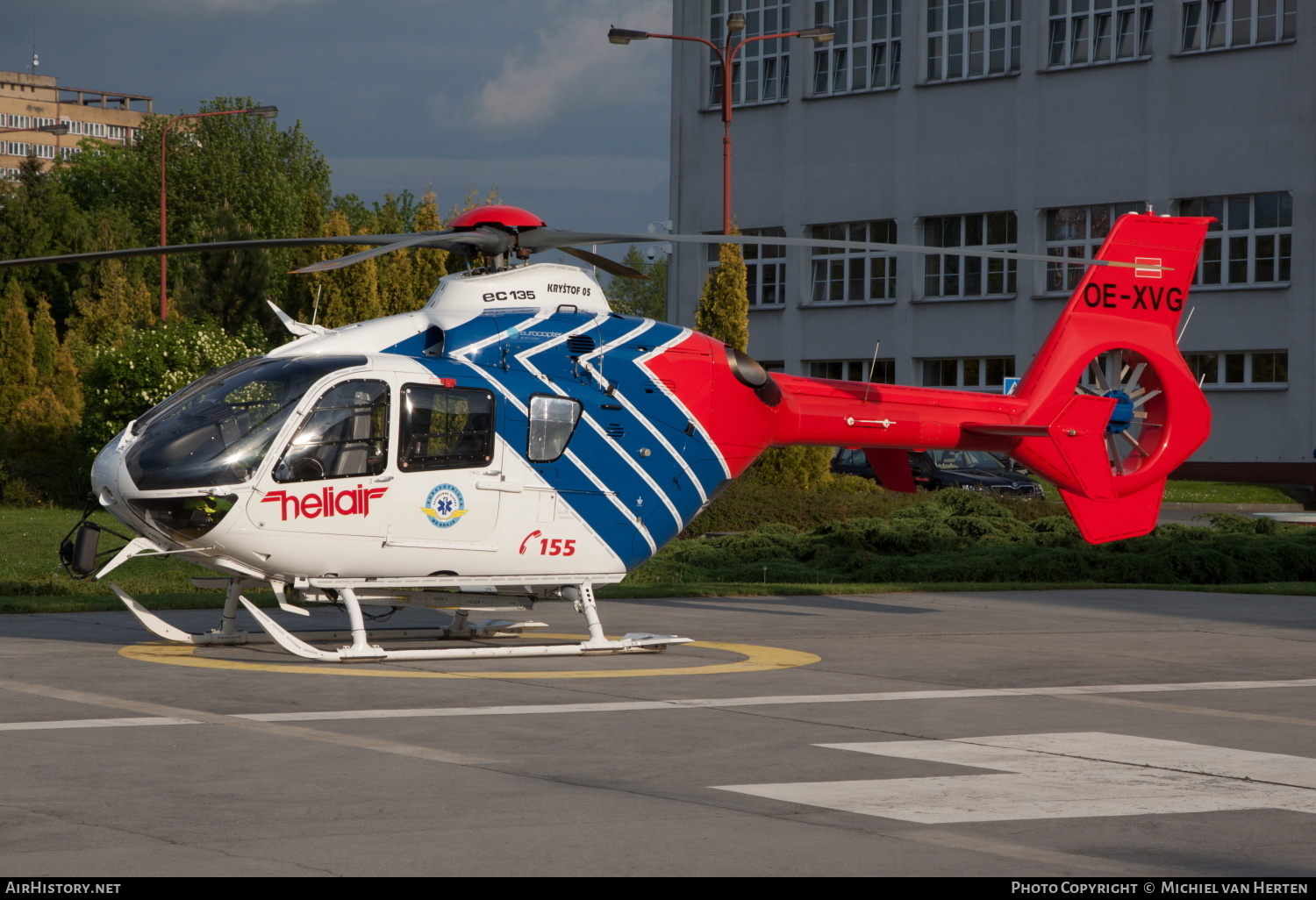 Aircraft Photo of OE-XVG | Eurocopter EC-135T-2+ | Heliair | AirHistory.net #288156