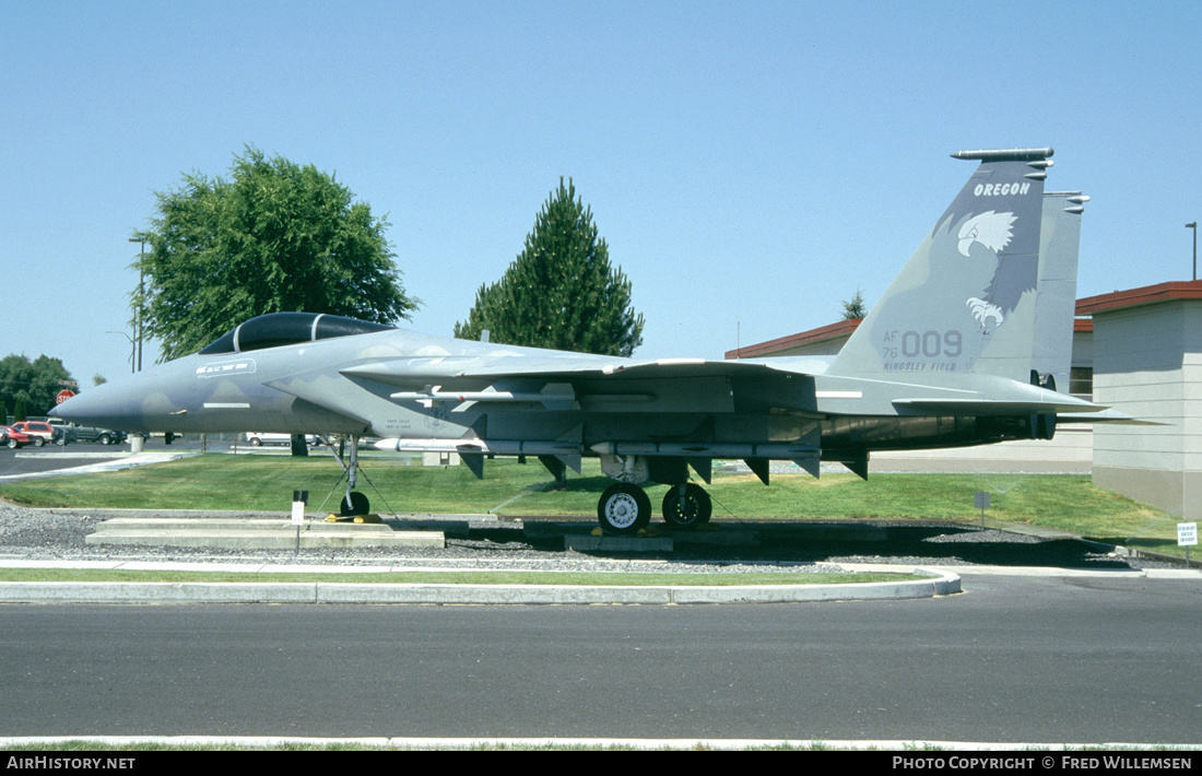 Aircraft Photo of 76-0009 | McDonnell Douglas F-15A Eagle | USA - Air Force | AirHistory.net #288164