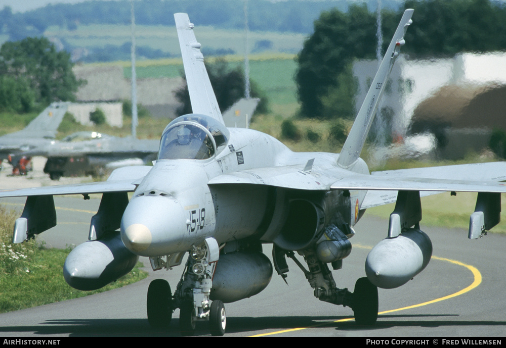 Aircraft Photo of C15-31 | McDonnell Douglas EF-18M Hornet | Spain - Air Force | AirHistory.net #288185