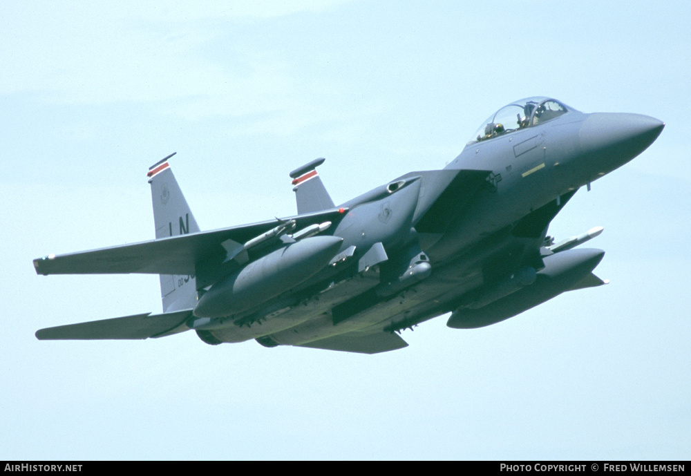 Aircraft Photo of 00-3002 / AF00-3002 | McDonnell Douglas F-15E Strike Eagle | USA - Air Force | AirHistory.net #288216