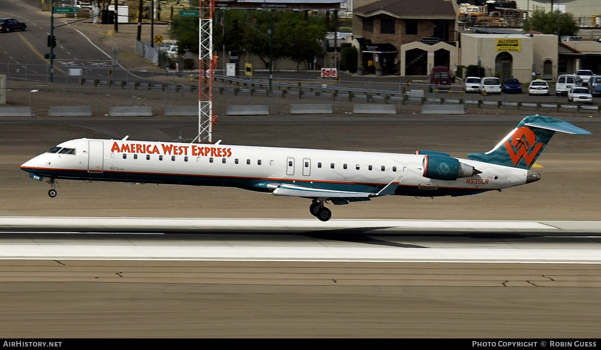 Aircraft Photo of N935LR | Bombardier CRJ-900 (CL-600-2D24) | America West Express | AirHistory.net #288226